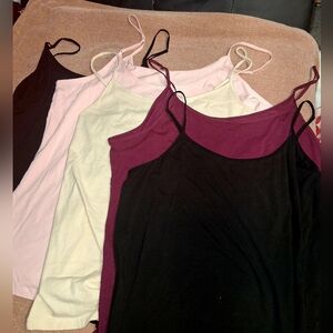 Time and Tru Women's Camisole Set - Black, Cream, Pink, Purple